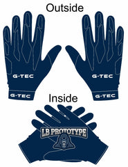 G-TEC X LB PROTOTYPE - "GRIPTEC" Football Gloves