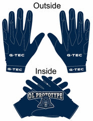 G-TEC X OL PROTOTYPE - "GRIPTEC" Football Gloves