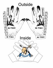 G-TEC X CALVERT CATHOLIC (OH) - "GRIPTEC" Football Gloves