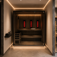 "CALDA" Pro Sauna — 3-in-1 Dry Heat, Steam & Infrared Cabin by G-TEC