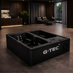 "FROST-PLUS" Contrast Tub — 4-Person Dual Bath Contrast Therapy System by G-TEC