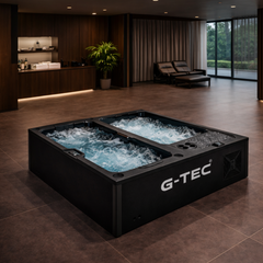 "FROST-PLUS" Contrast Tub — 4-Person Dual Bath Contrast Therapy System by G-TEC