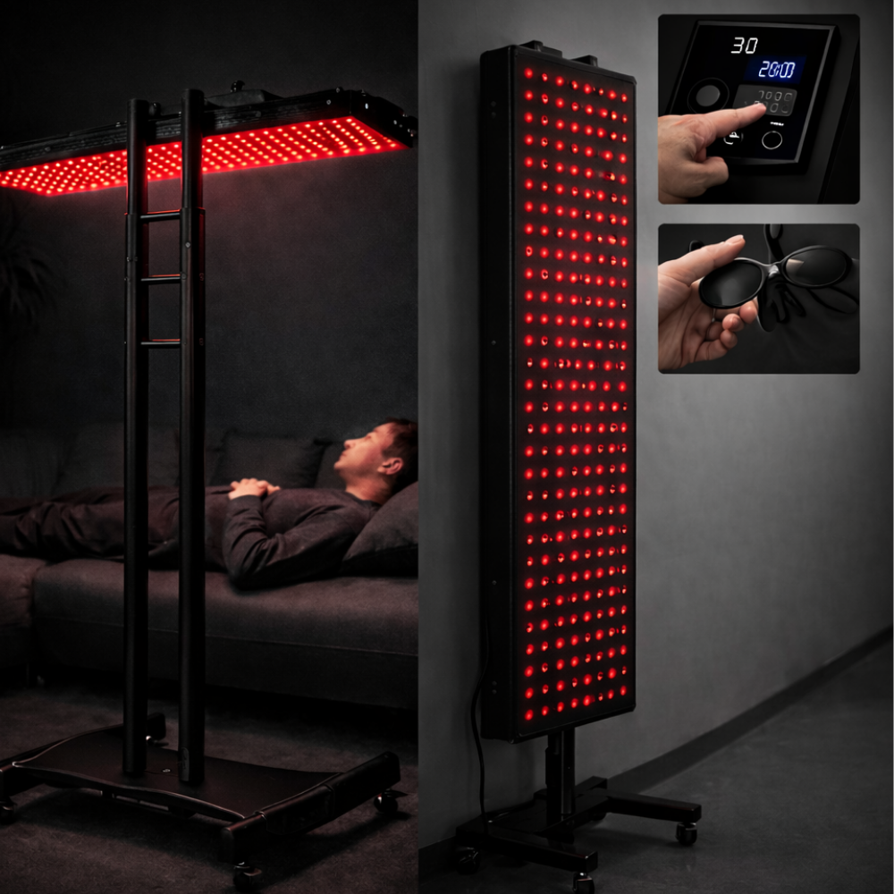"LUME" Red-Light Panels — Modular Photobiomodulation System by G-TEC